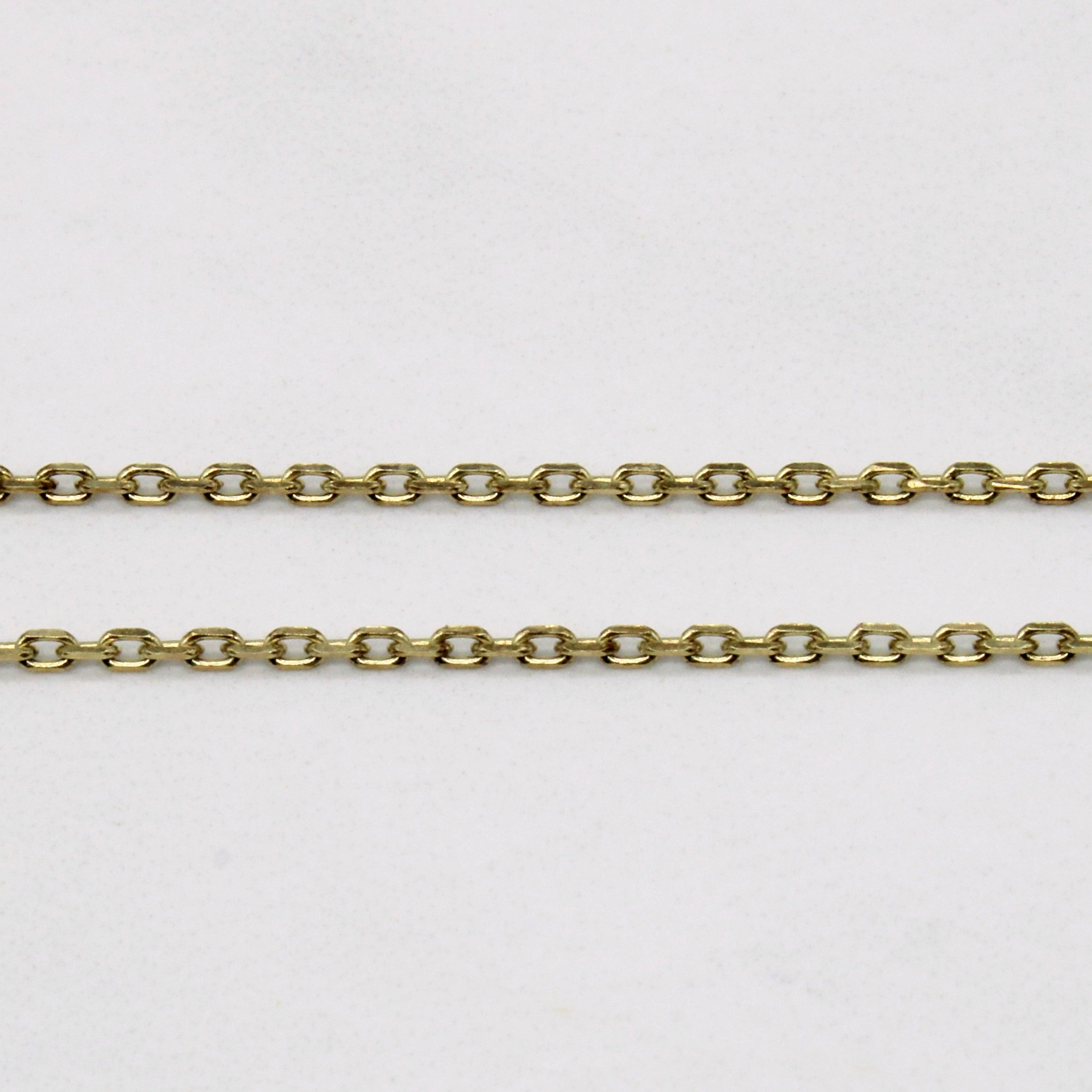 14k Yellow Gold Oval Link Chain | 18" |