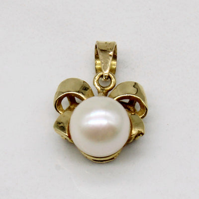 Pearl Bow Pendant