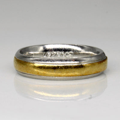 18k Two Tone Gold Band | SZ 3.75 |
