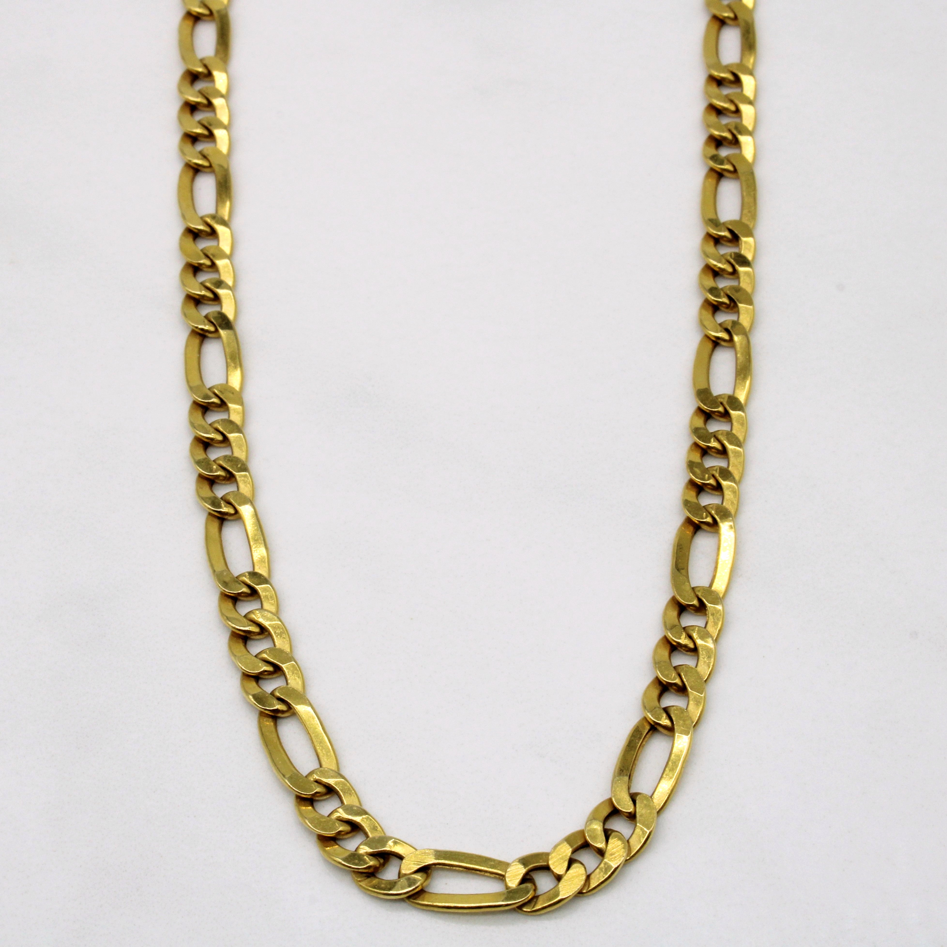 18k Yellow Gold Figarucci Chain | 20" |