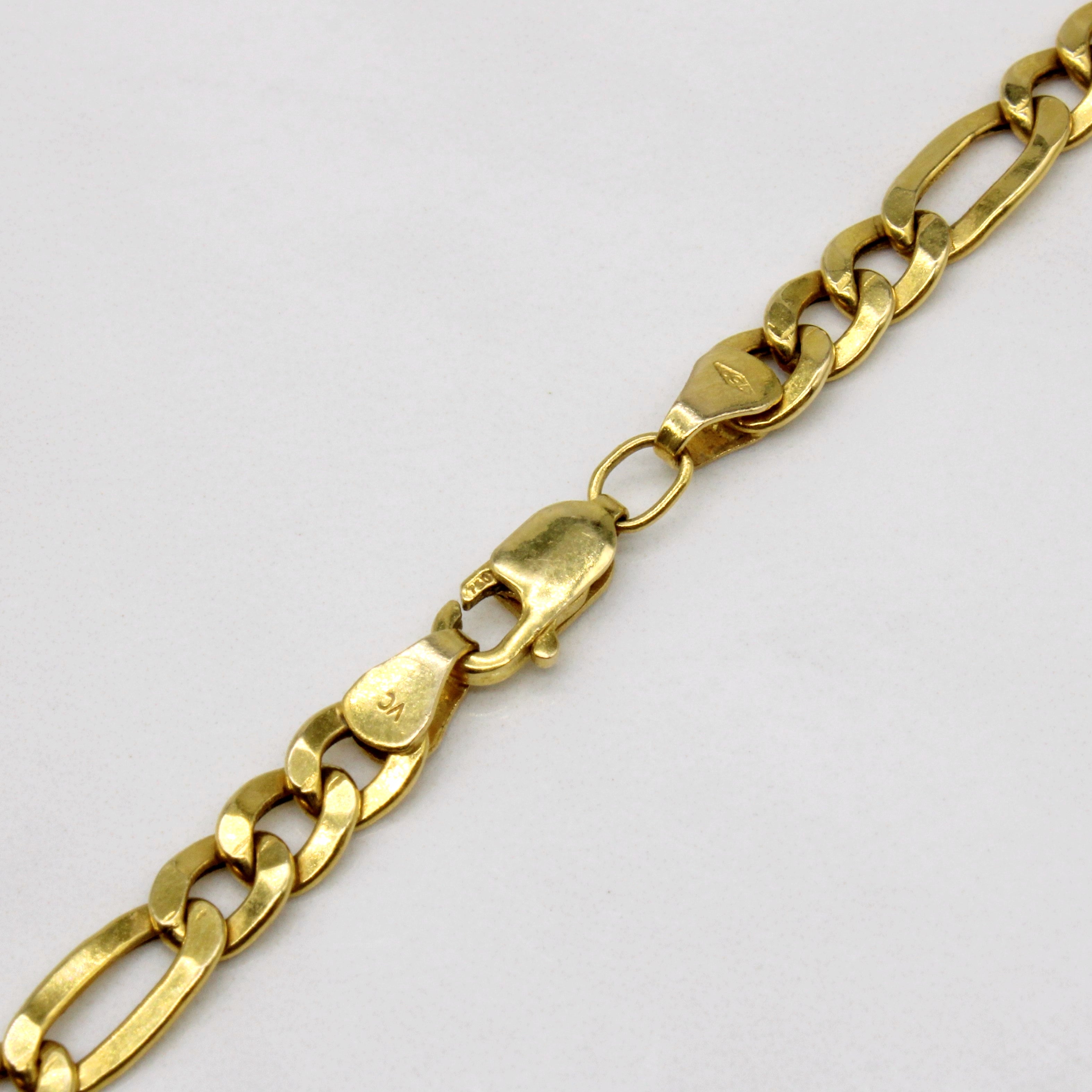 18k Yellow Gold Figarucci Chain | 20" |