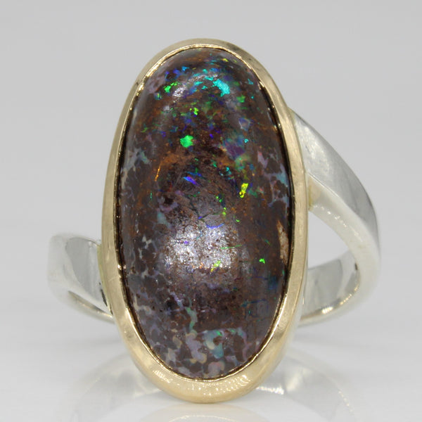 Potch Opal Cocktail Ring | 5.65ct | SZ 6 |