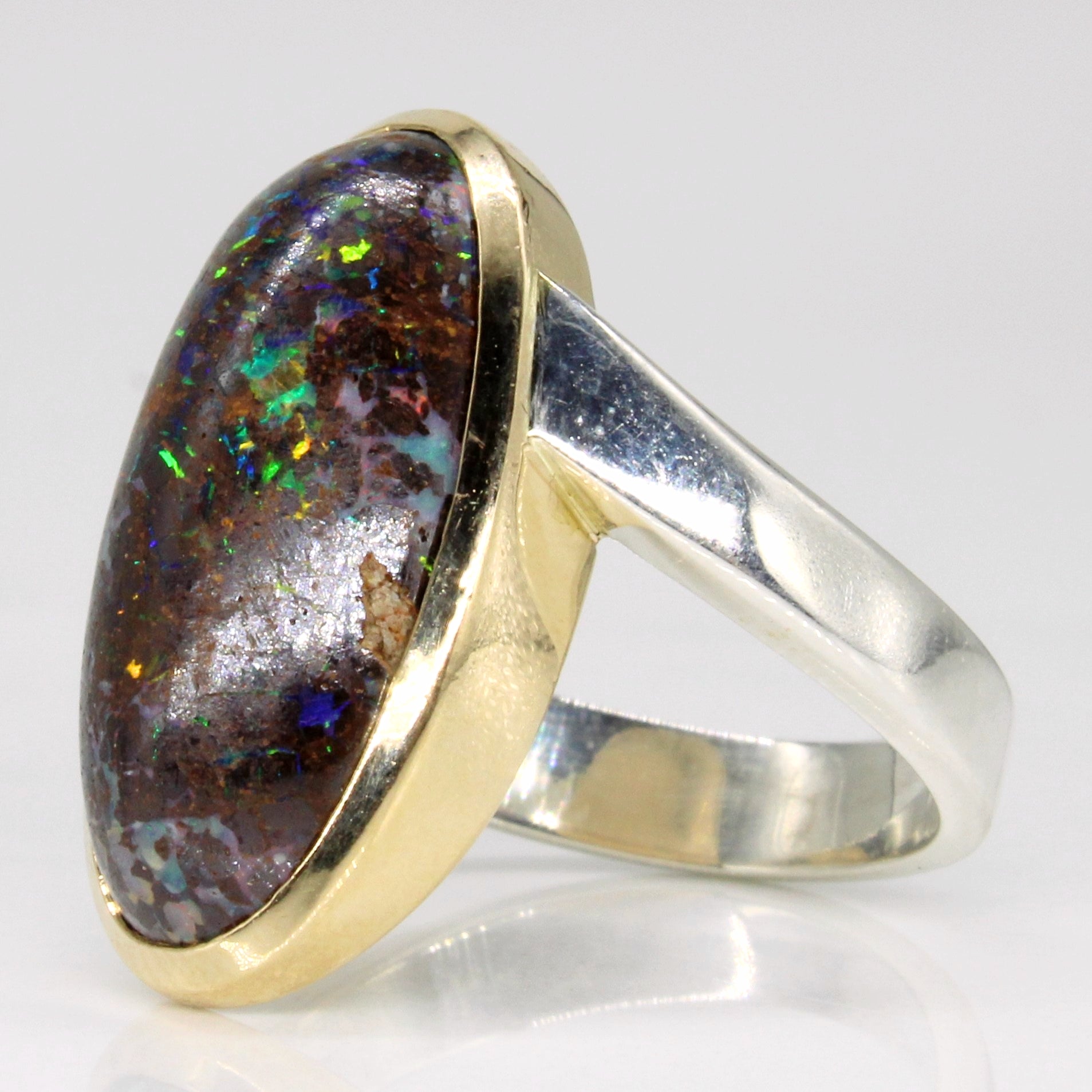 Potch Opal Cocktail Ring | 5.65ct | SZ 6 |