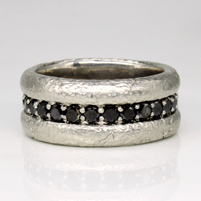 Black Diamond Eternity Ring | 2.02ctw | SZ 11 |