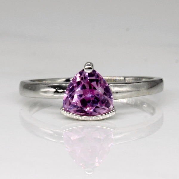 Synthetic Pink Sapphire Ring | 1.00ct | SZ 5.25 |