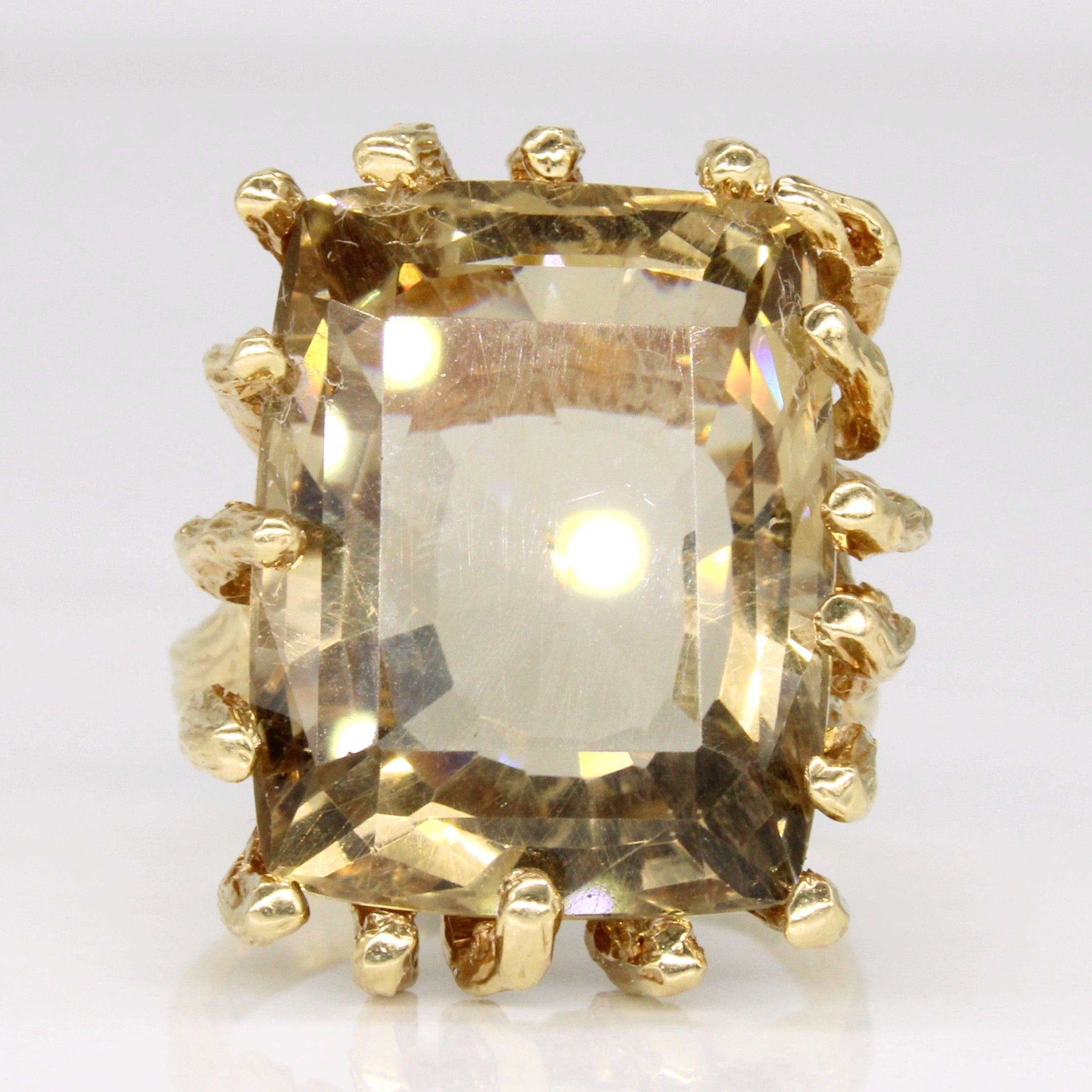 Citrine Cocktail Ring | 18.85ct, | SZ 6.25 |