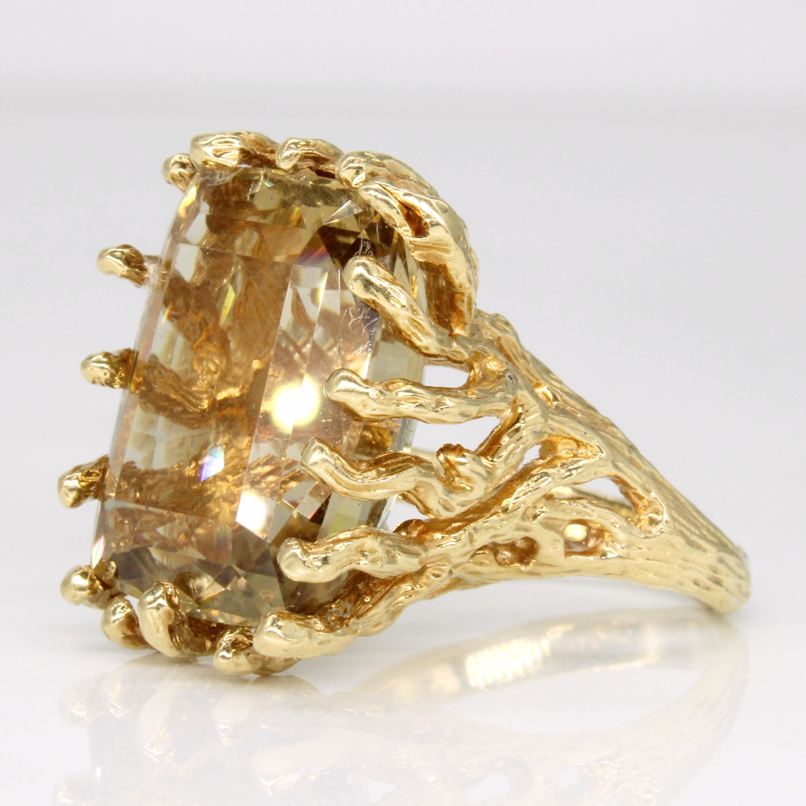 Citrine Cocktail Ring | 18.85ct, | SZ 6.25 |