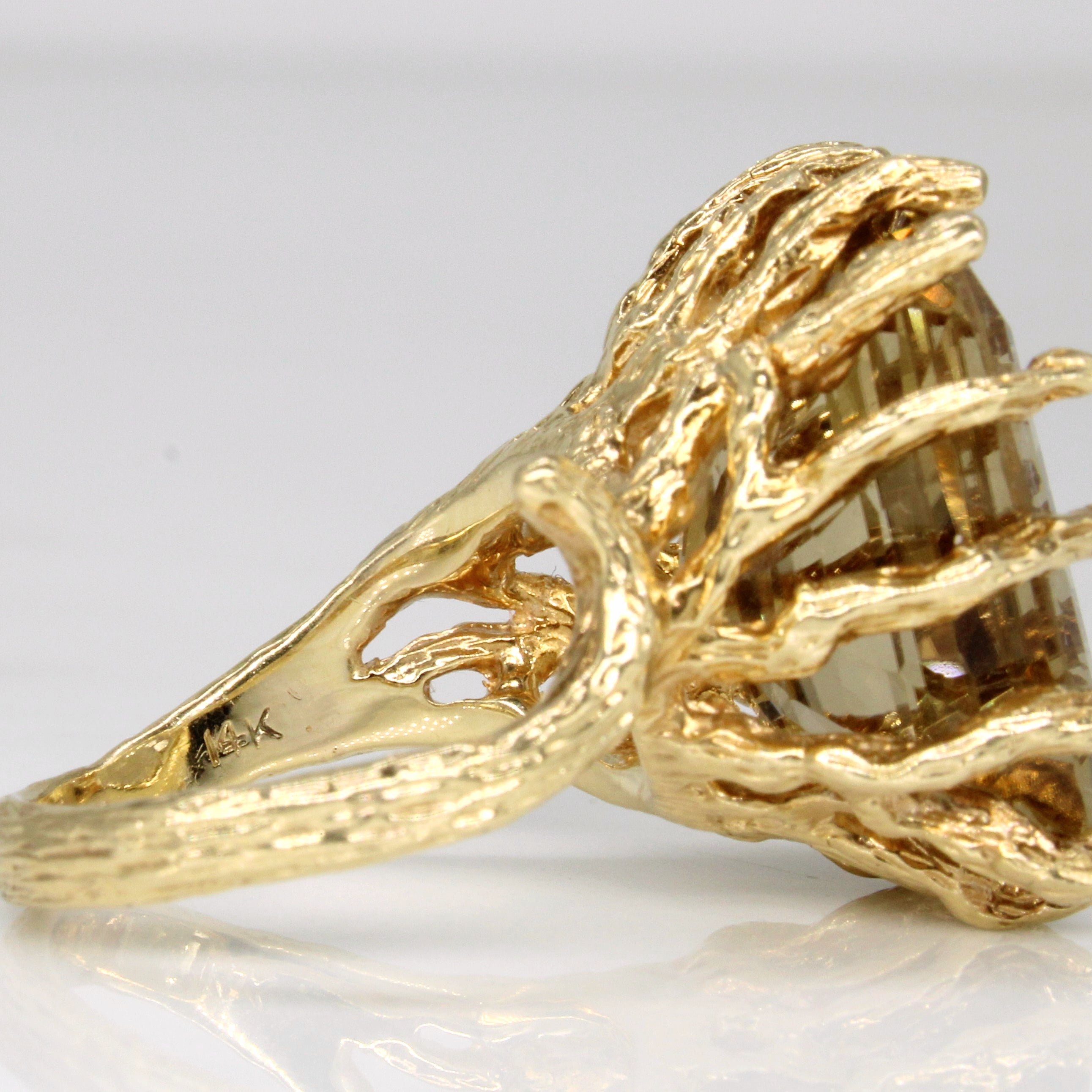 Citrine Cocktail Ring | 18.85ct, | SZ 6.25 |