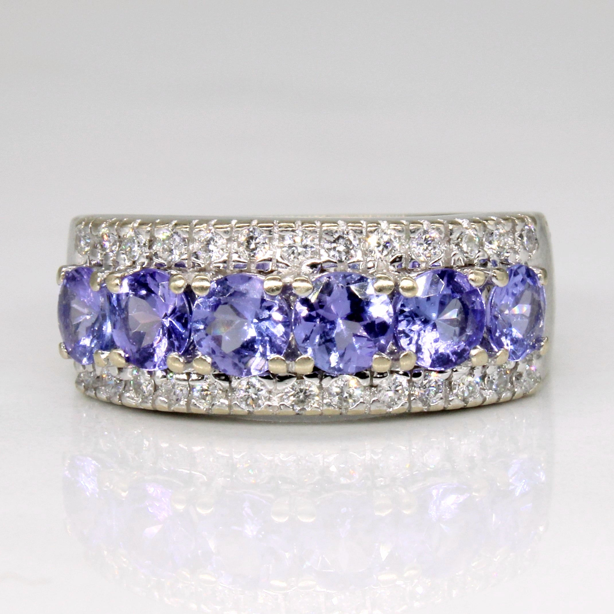 Tanzanite & Diamond Cocktail Ring | 1.32ctw, 0.26ctw | SZ 6.75 |