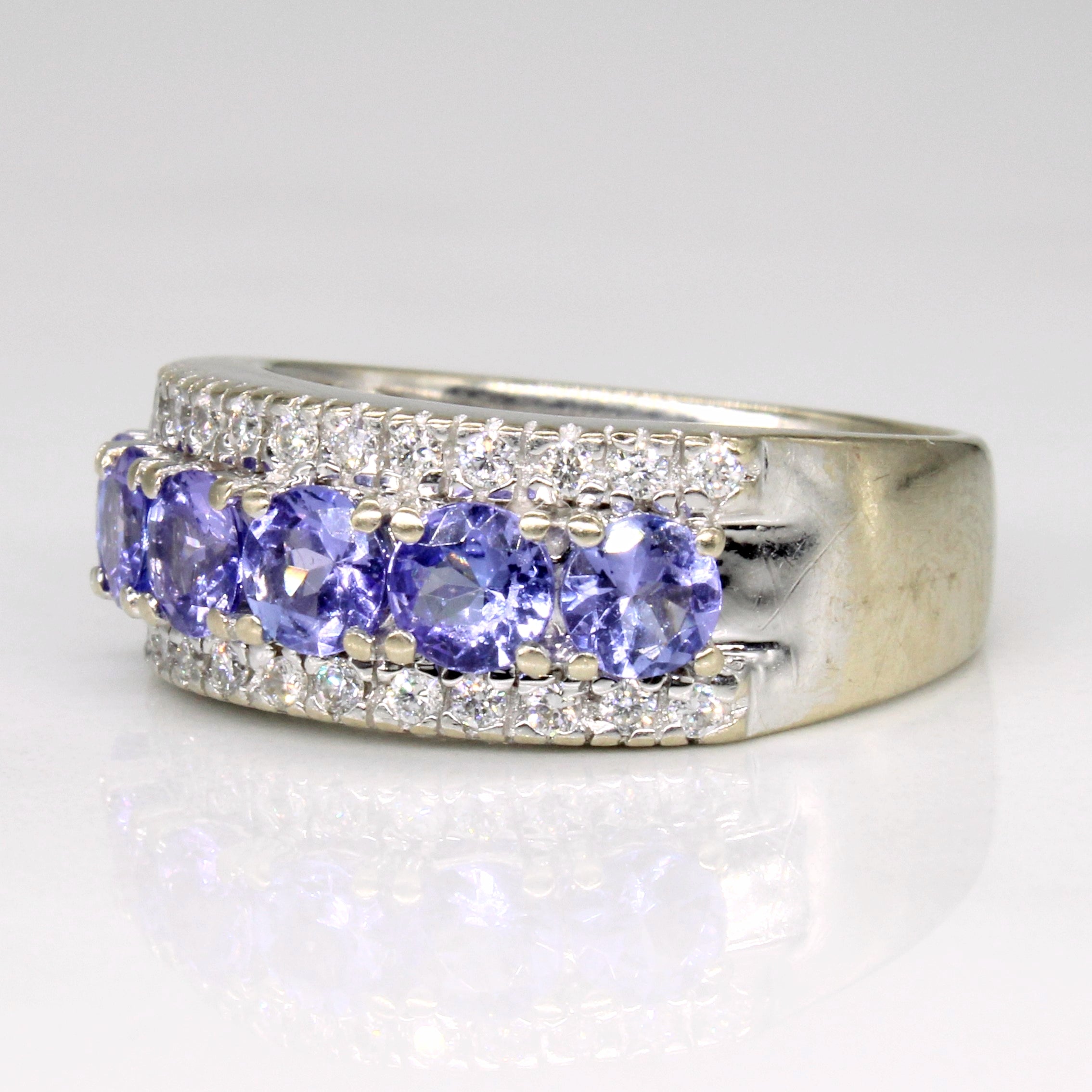 Tanzanite & Diamond Cocktail Ring | 1.32ctw, 0.26ctw | SZ 6.75 |