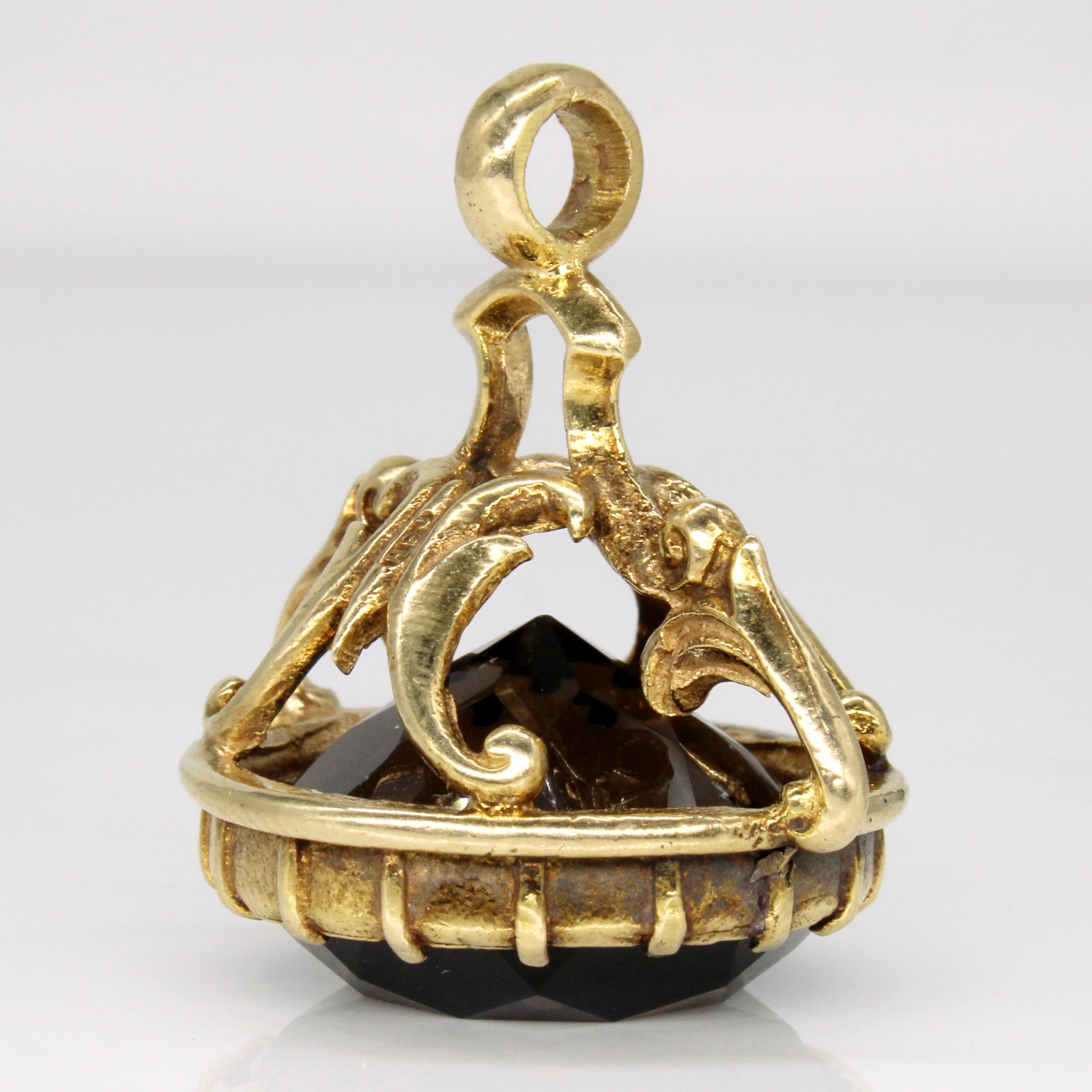 1976 London Smoky Quartz Seal Fob | 22.60ct |