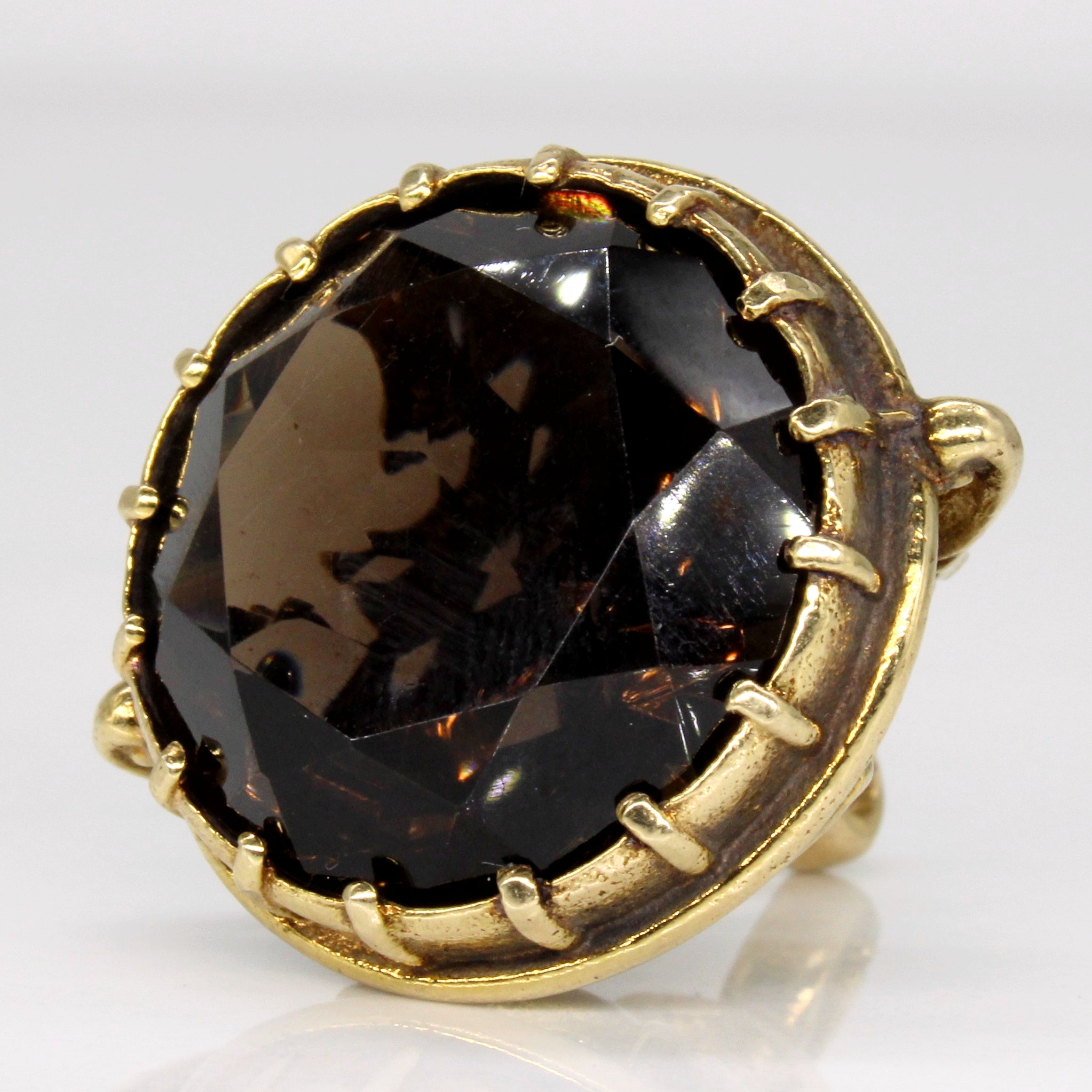 1976 London Smoky Quartz Seal Fob | 22.60ct |