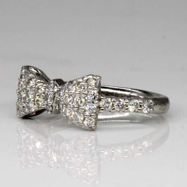 Diamond Bow Ring | 0.50ctw | SZ 4.25 |