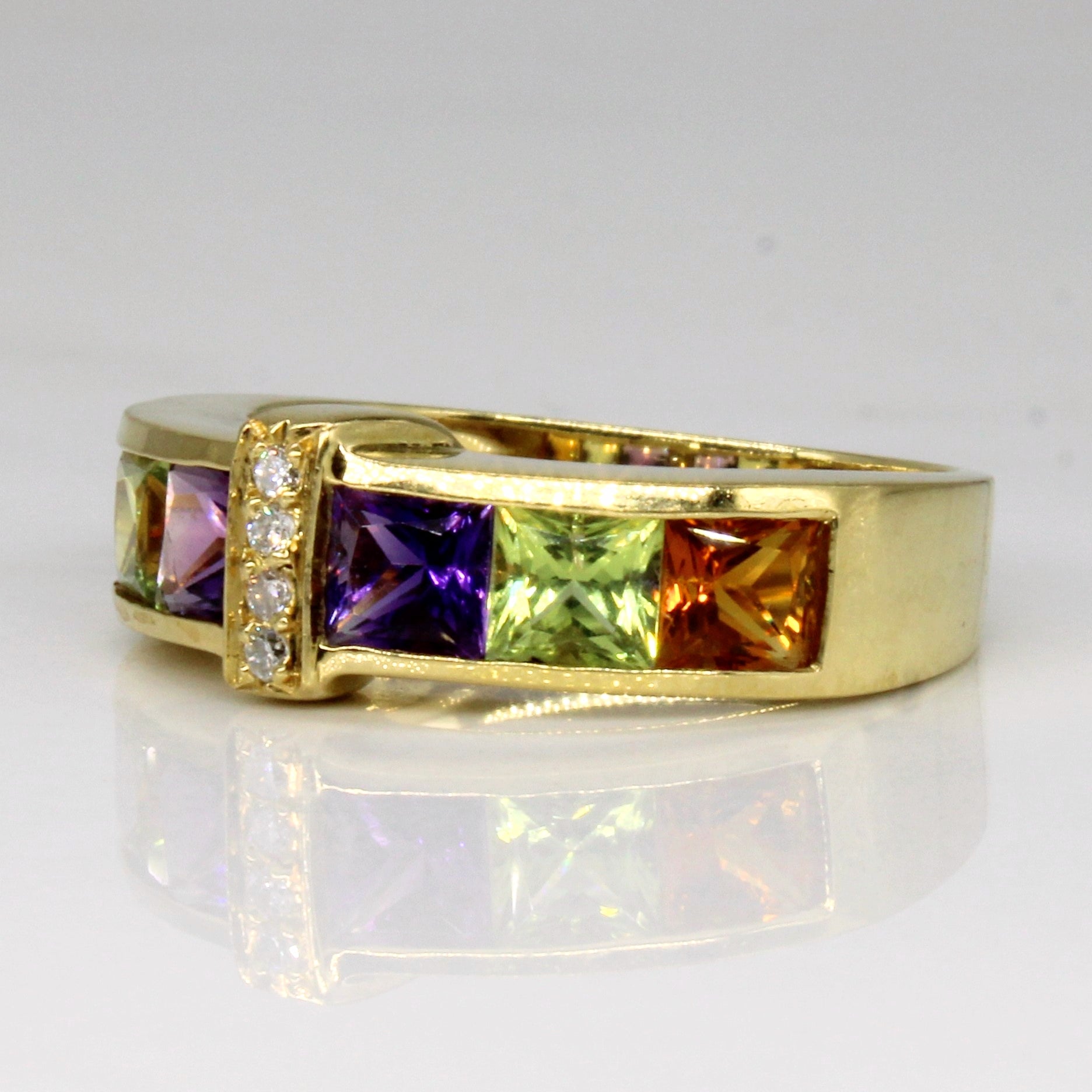 Multi Gem Cocktail Ring | 2.04ctw | SZ 7 |