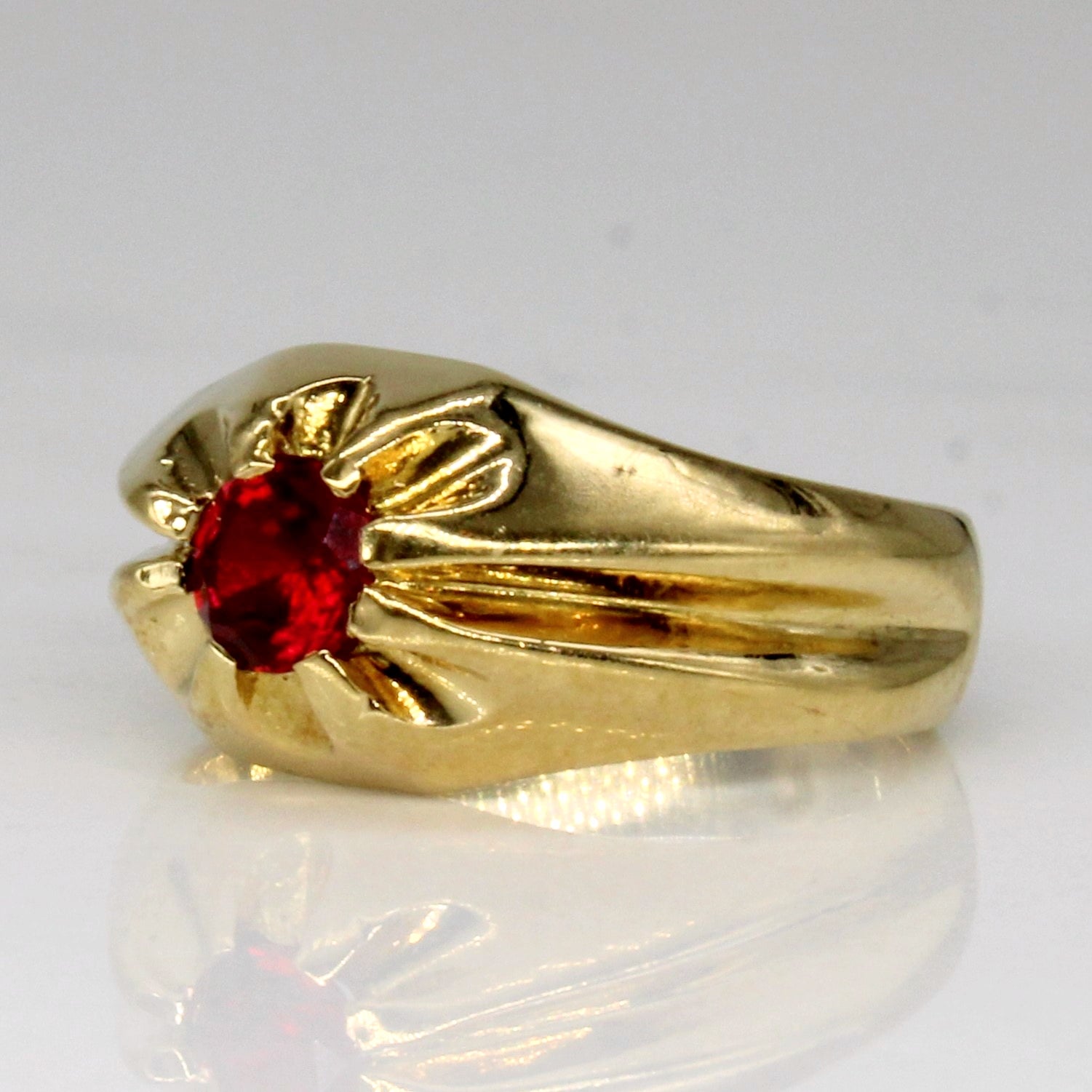Synthetic Ruby Ring | 0.25ct | SZ 2.25 |
