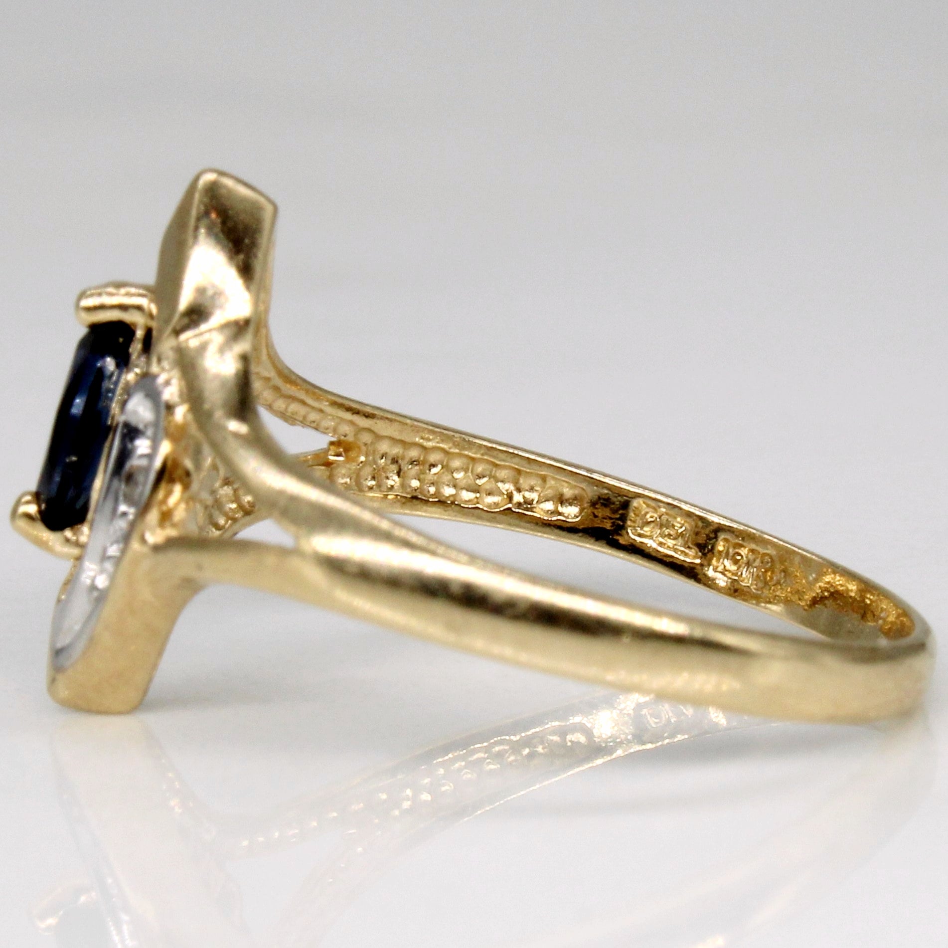 Sapphire & Diamond Ring | 0.13ct, 0.02ctw | SZ 4.75 |