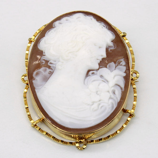 Sea Shell Cameo Brooch | 35.00ct |