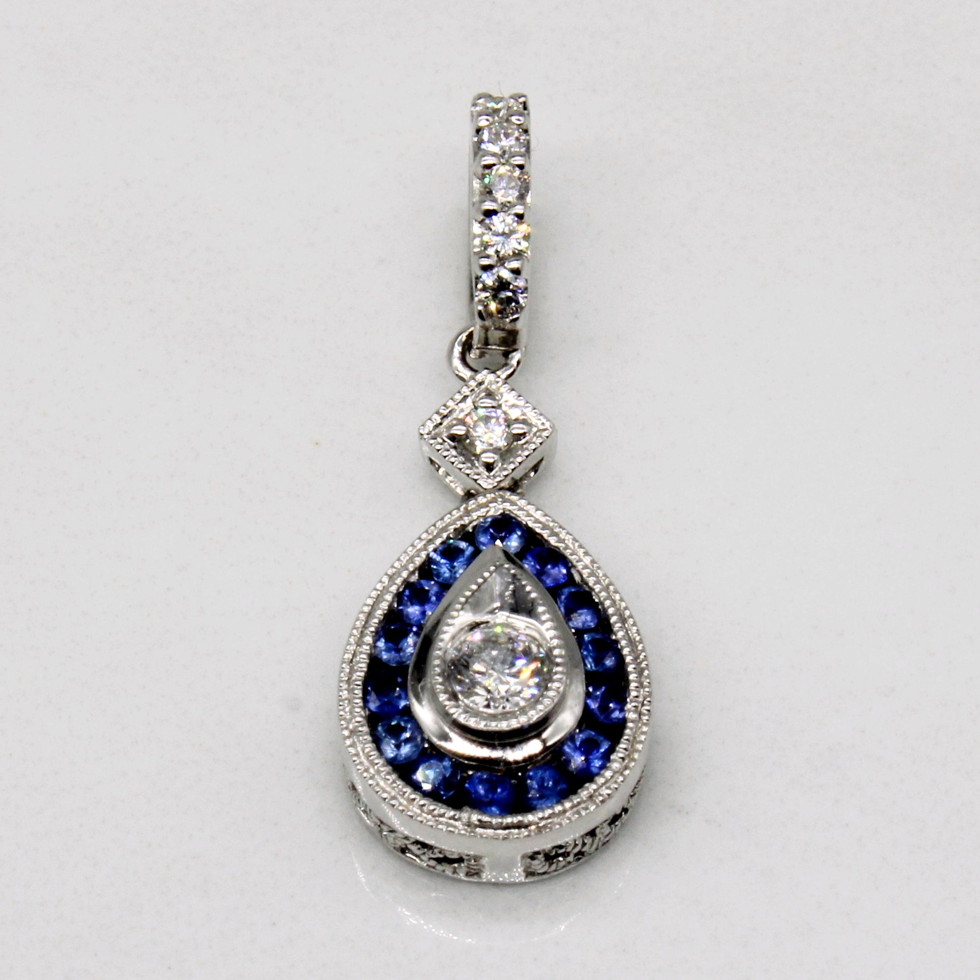 Sapphire & Diamond Pendant | 0.21ctw, 0.15ctw |