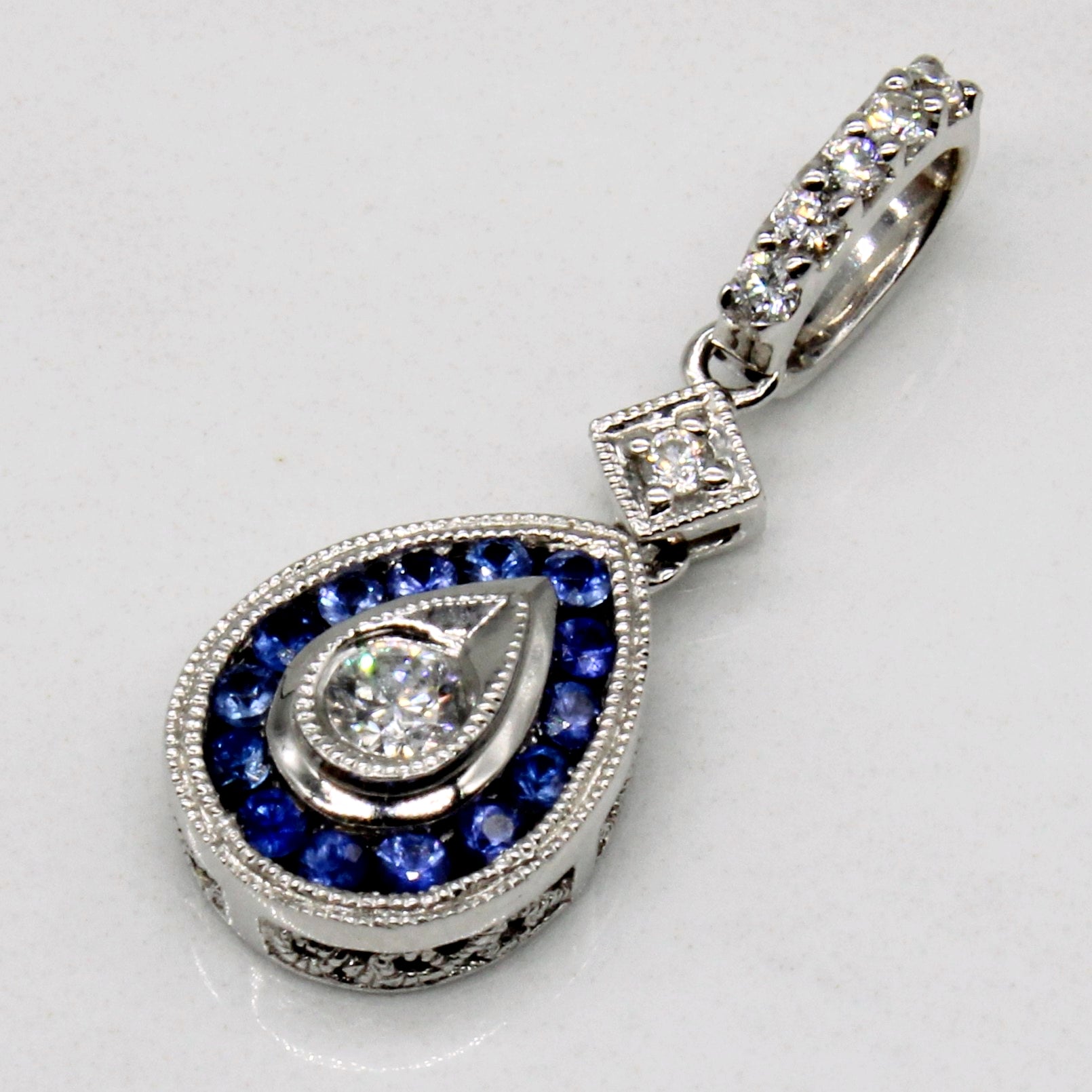 Sapphire & Diamond Pendant | 0.21ctw, 0.15ctw |