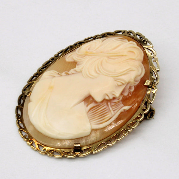 Carved Shell Cameo Brooch & Pendant | 17.00ct |