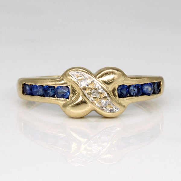 Sapphire & Diamond Ring | 0.27ctw, 0.02ctw | SZ 6 |