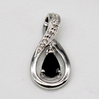 Sapphire & Diamond Pendant | 0.35ct, 0.02ctw |