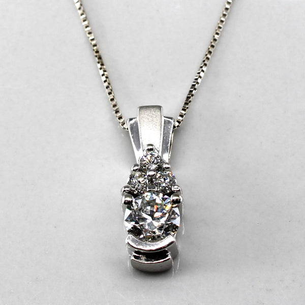 Diamond Pendant Necklace | 0.54ctw | 18
