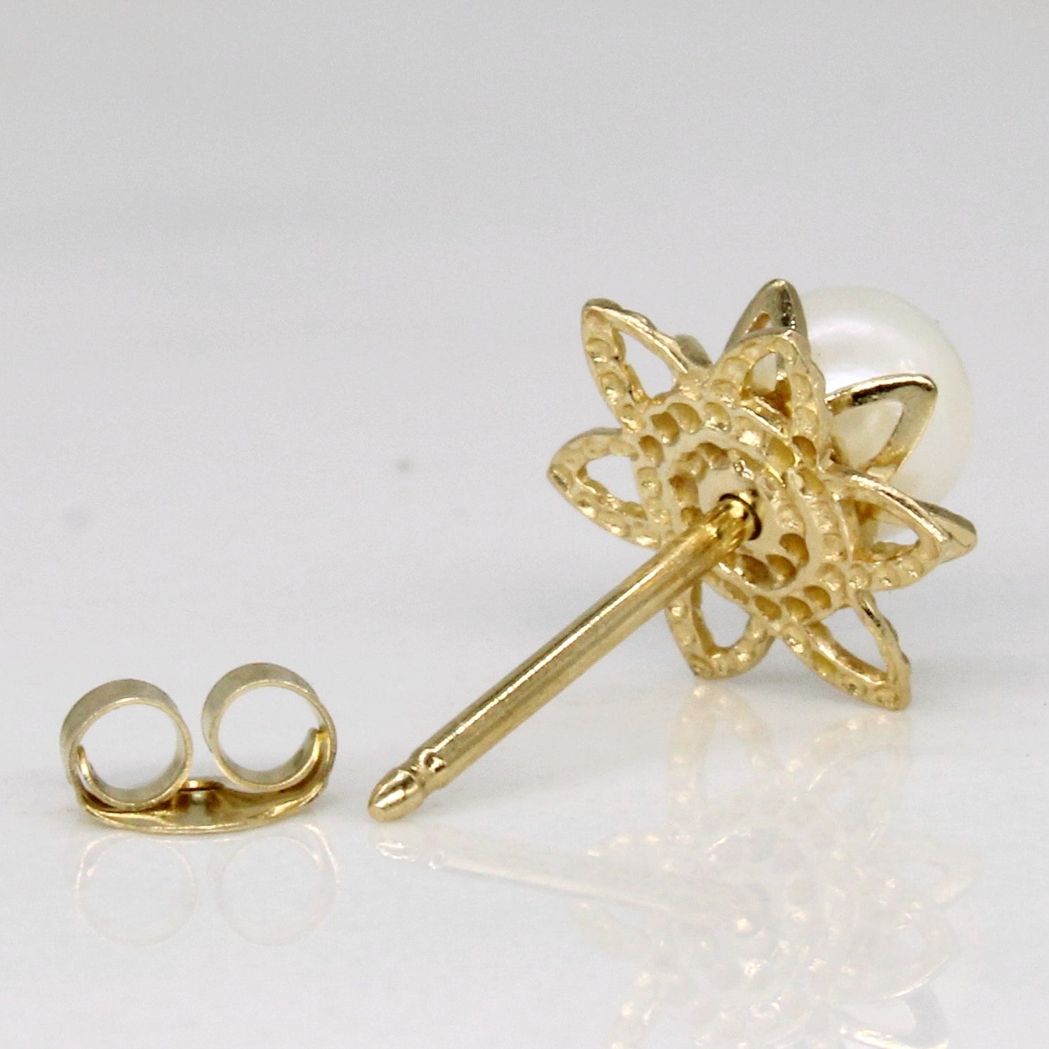 Pearl Star Earrings