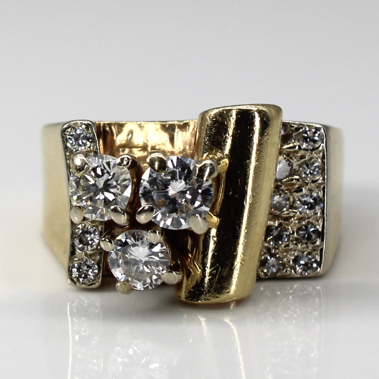 High Prong Set Diamond Ring | 0.87ctw | 5.5 |