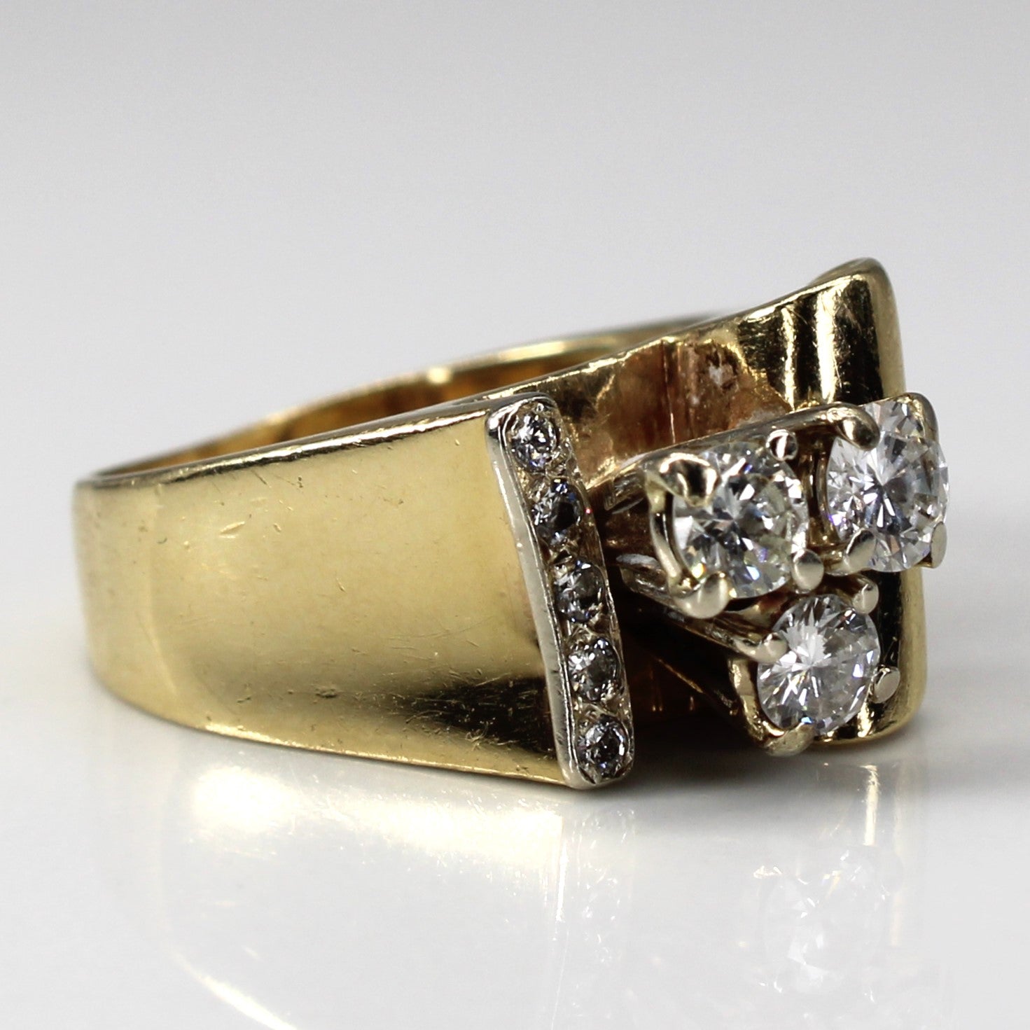 High Prong Set Diamond Ring | 0.87ctw | 5.5 |
