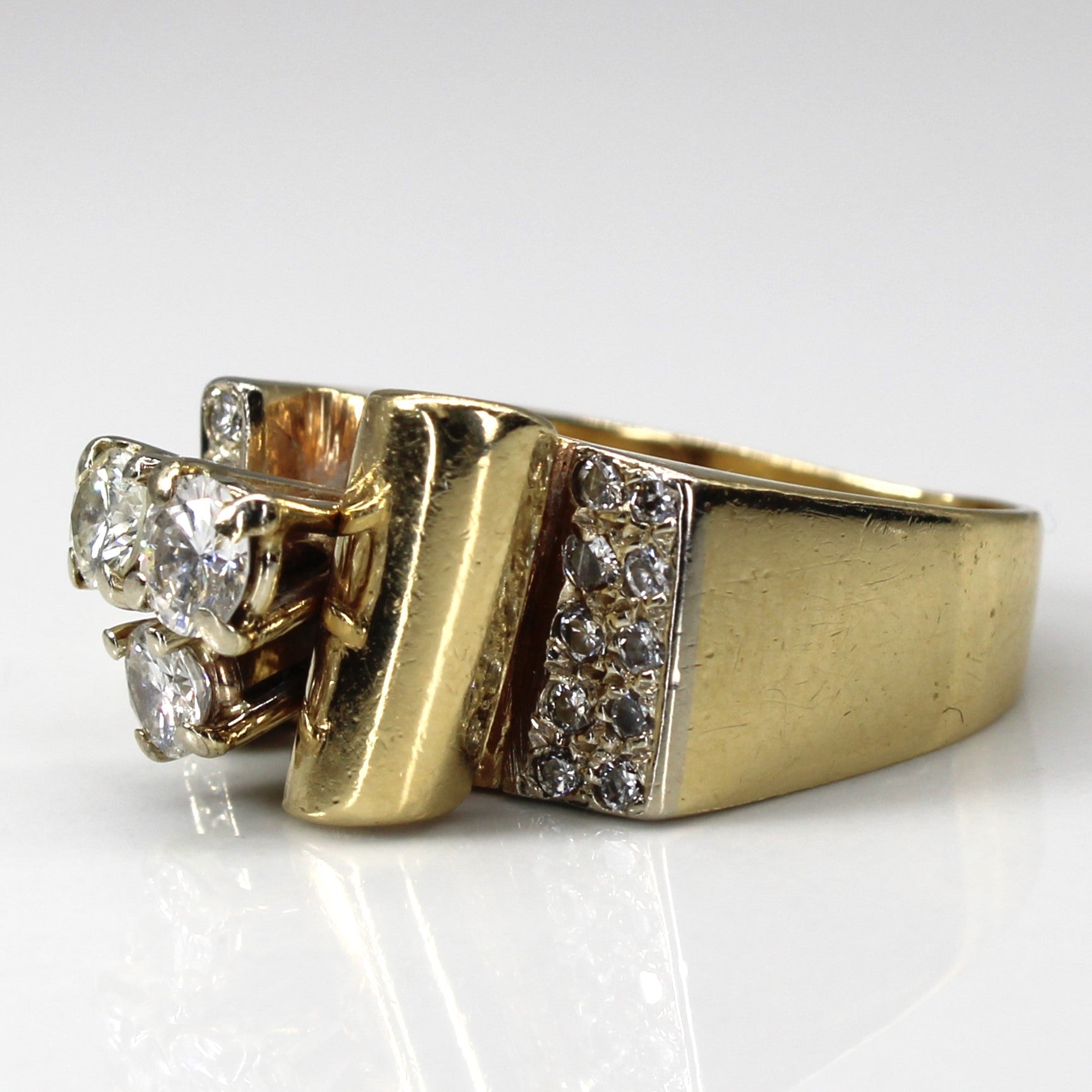 High Prong Set Diamond Ring | 0.87ctw | 5.5 |