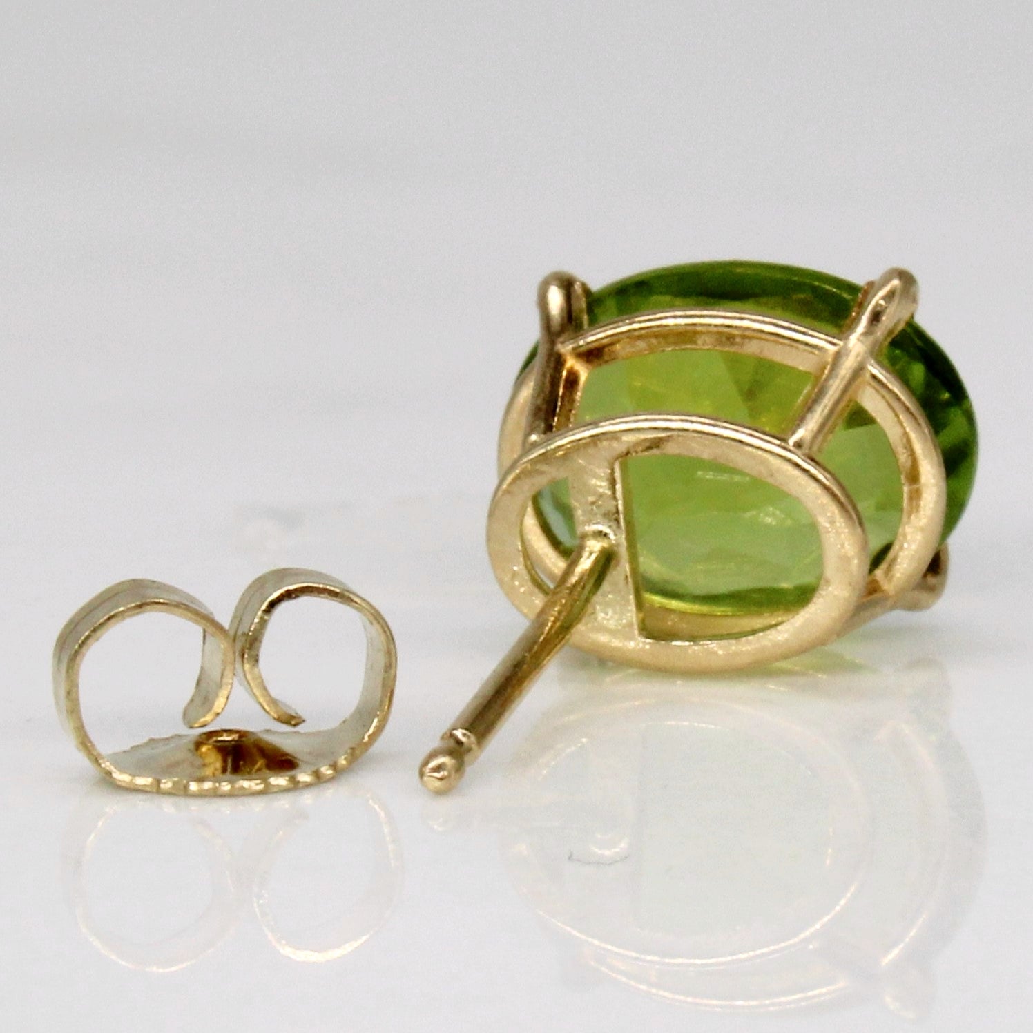 Boucles d'oreilles en péridot | 3,60 ct | 