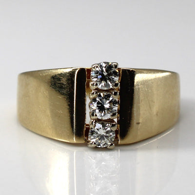 Three Stone Diamond Ring | 0.33ctw | SZ 7.25 |