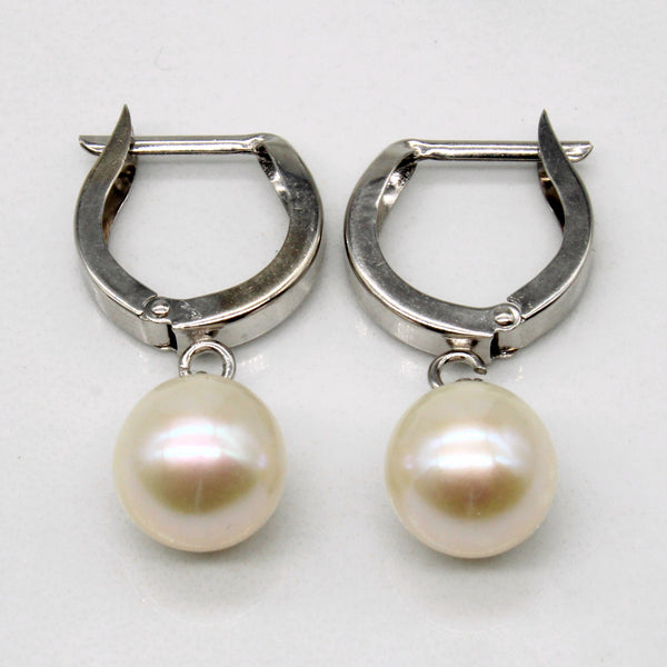 14k Pearl Drop Earrings
