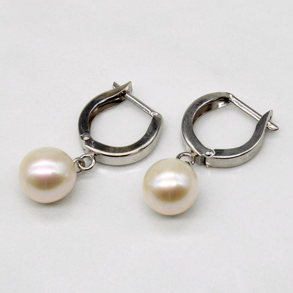 14k Pearl Drop Earrings