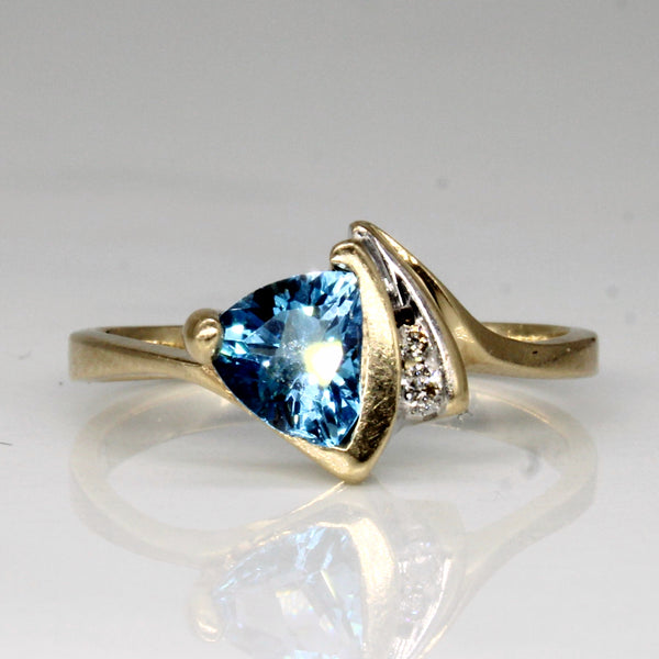 Topaz & Diamond Cocktail Ring | 0.73ct, 0.03ctw | SZ 6.5 |