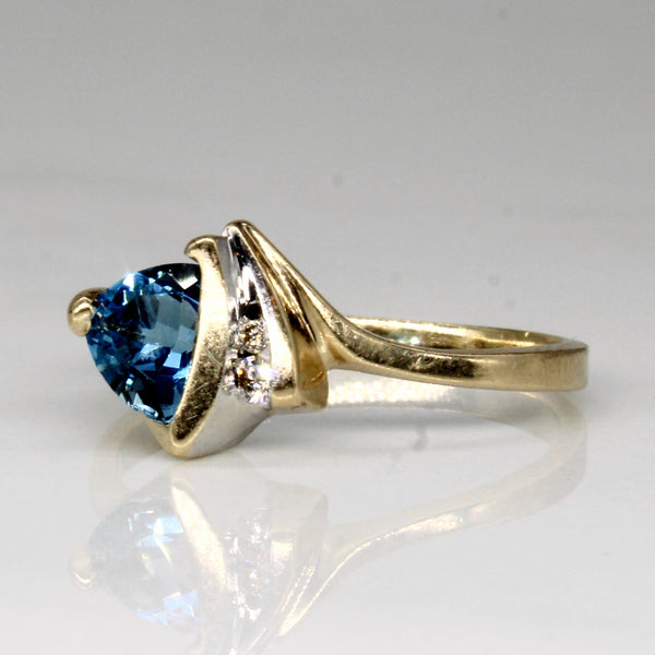 Topaz & Diamond Cocktail Ring | 0.73ct, 0.03ctw | SZ 6.5 |