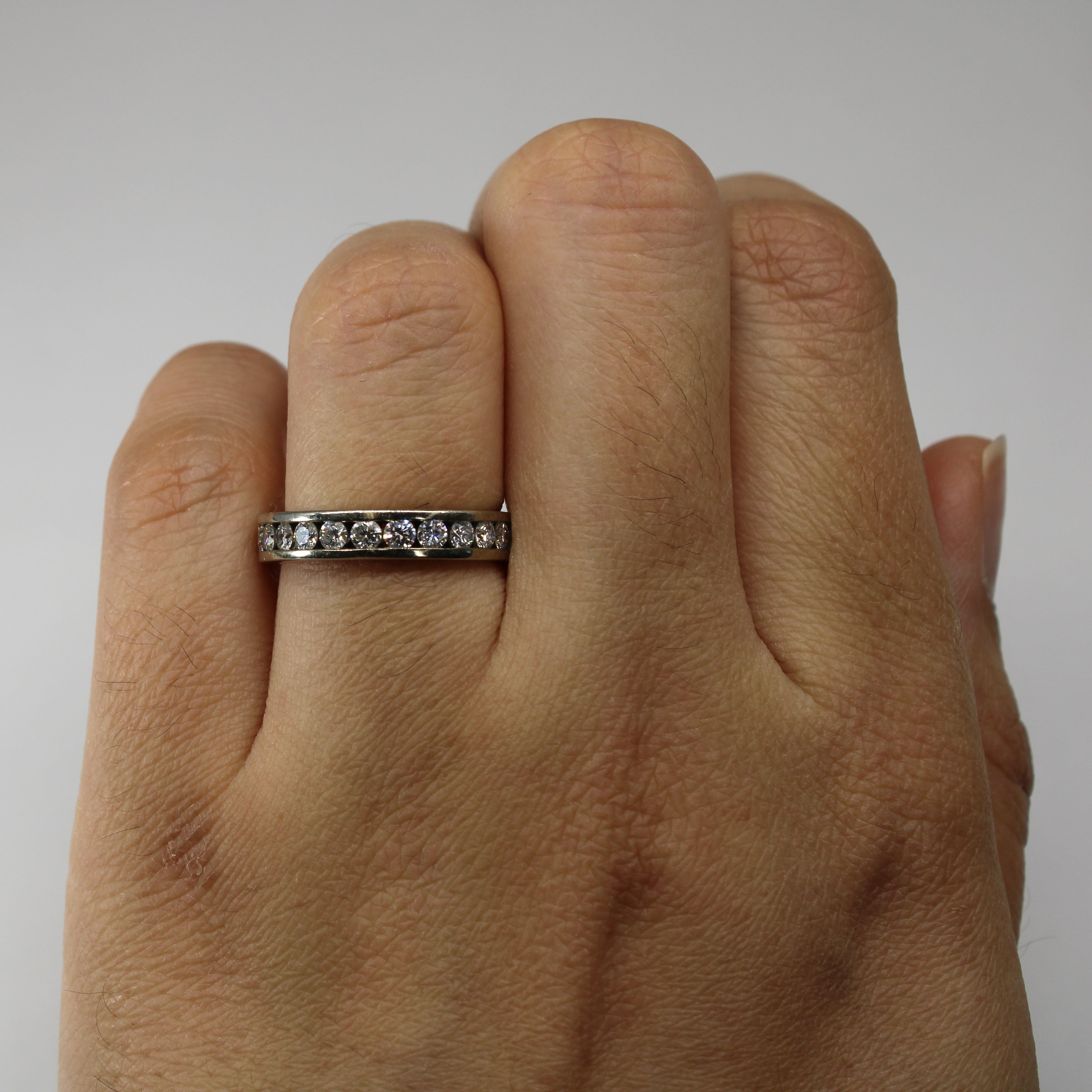 Channel Set Diamond Band | 0.61ctw | SZ 6 |