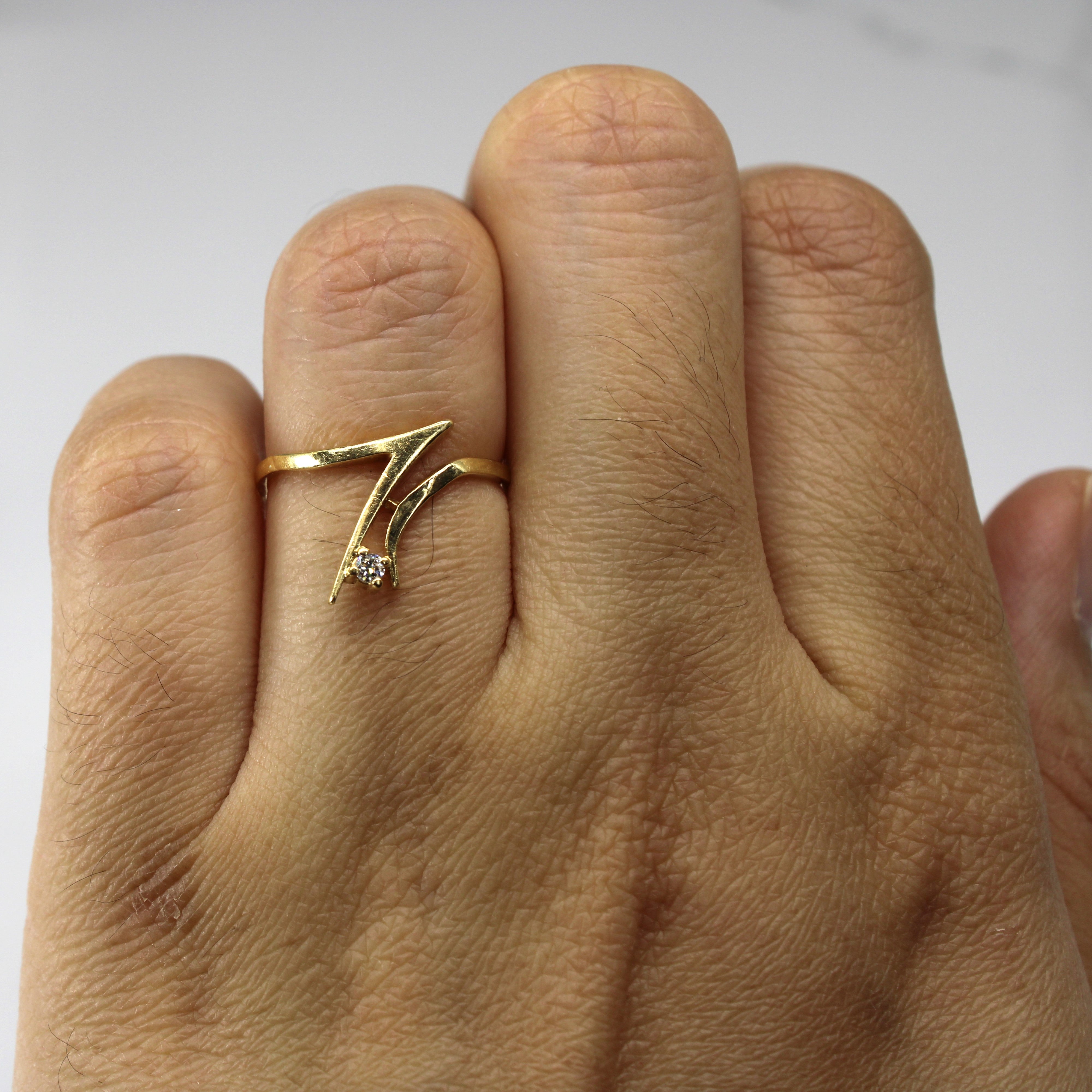 Bypass Diamond Ring | 0.03ct | SZ 4.75 |