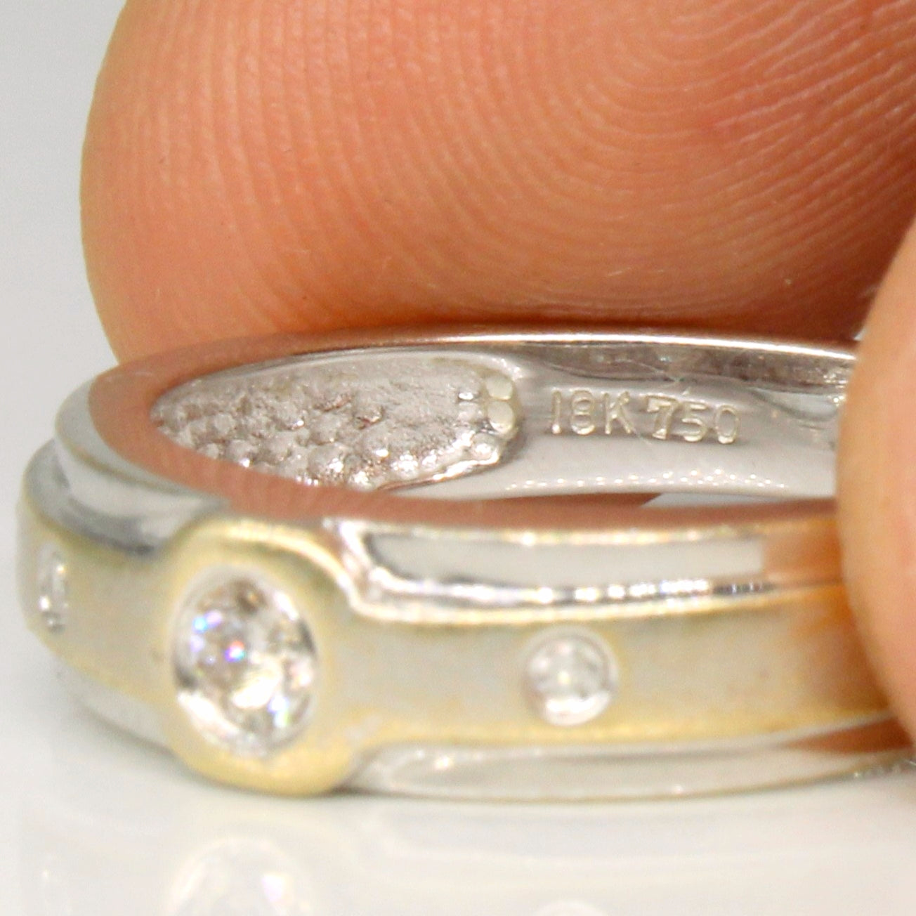 Diamond Three Stone Ring | 0.11ctw | SZ 4.5 |