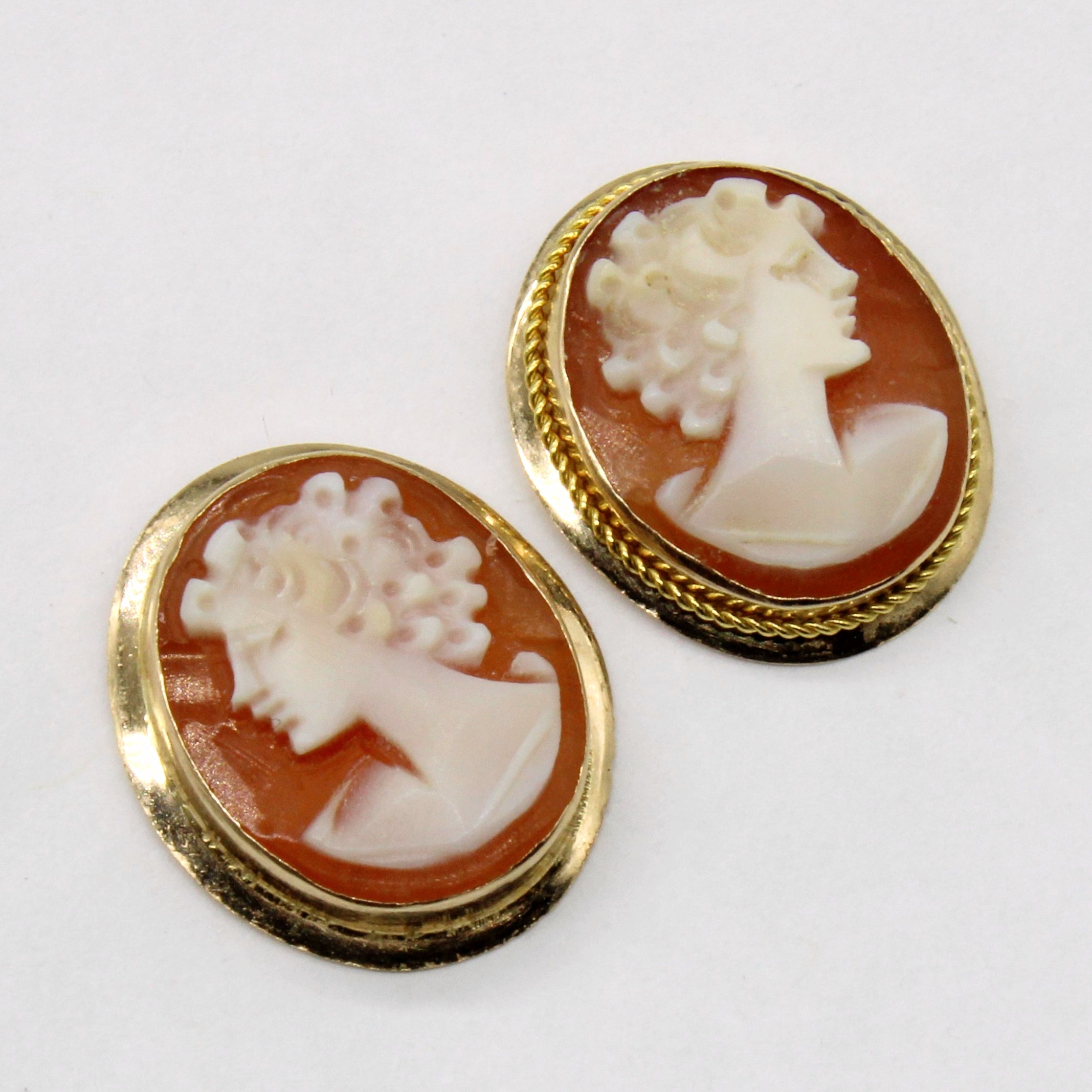 Shell Cameo Earrings | 2.20ctw |