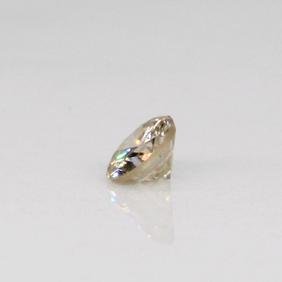 Round Brilliant Cut Light Brown Loose Diamond | 0.17ct |