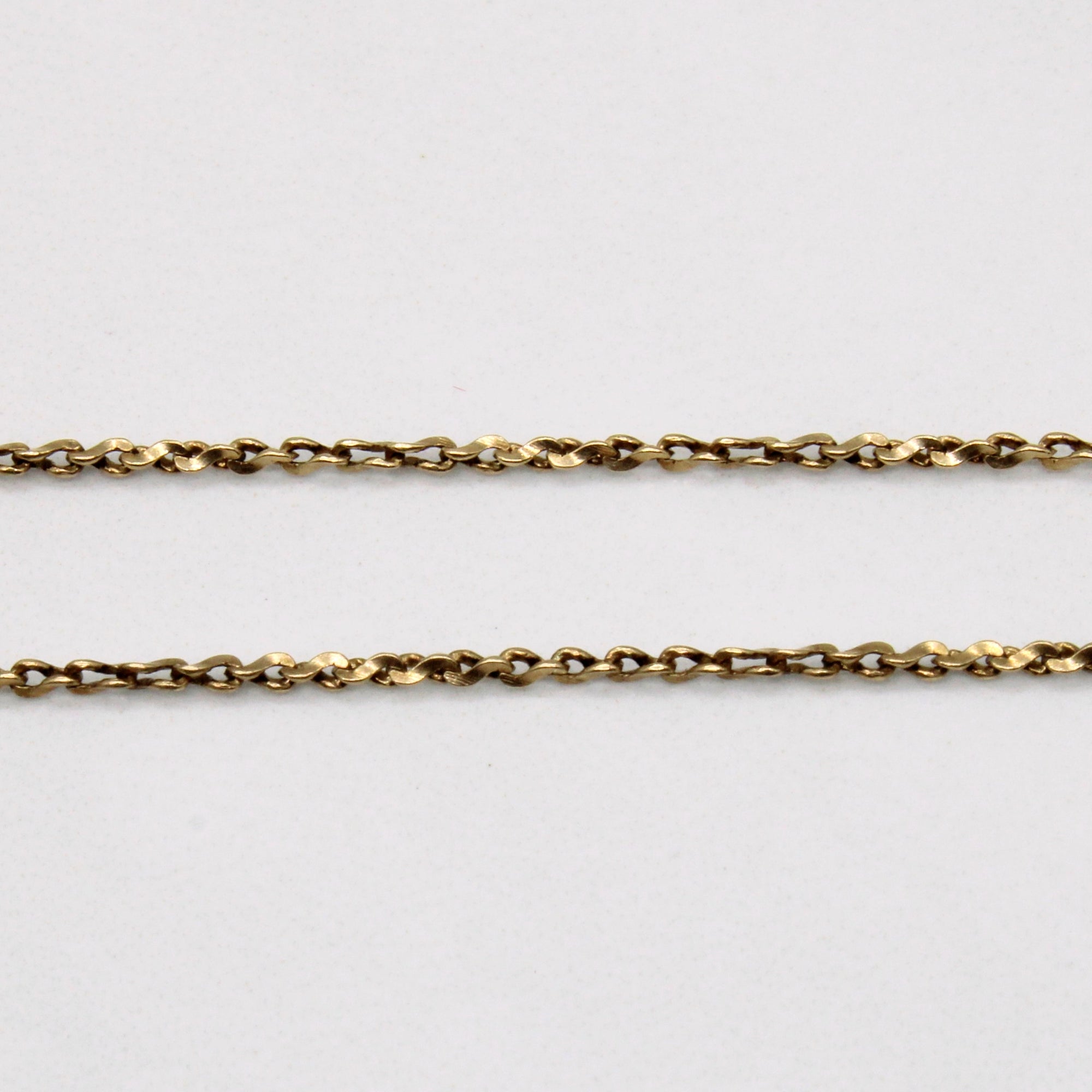 10k Yellow Gold S Link Rope Chain | 22