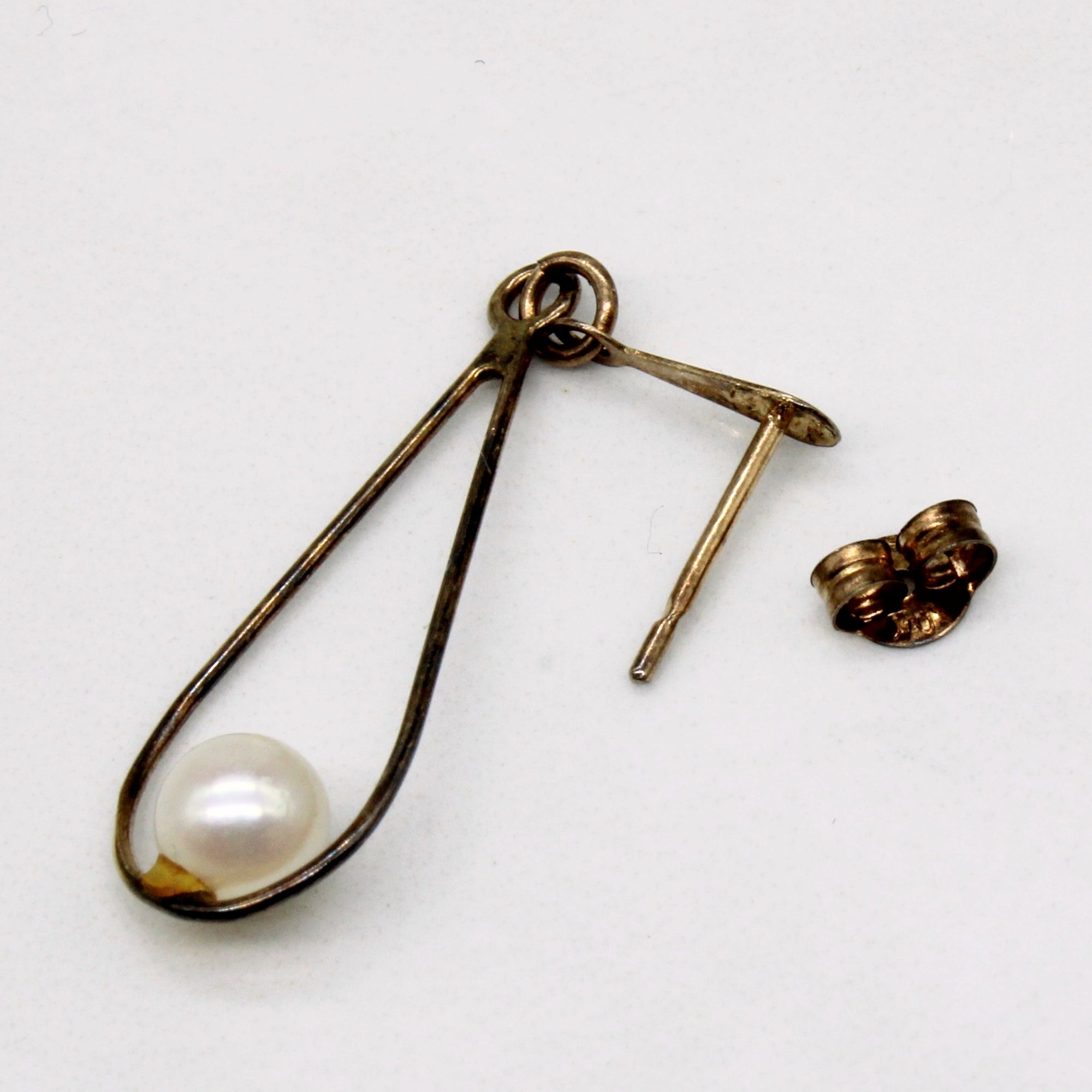 Ornate Pearl Drop Earrings