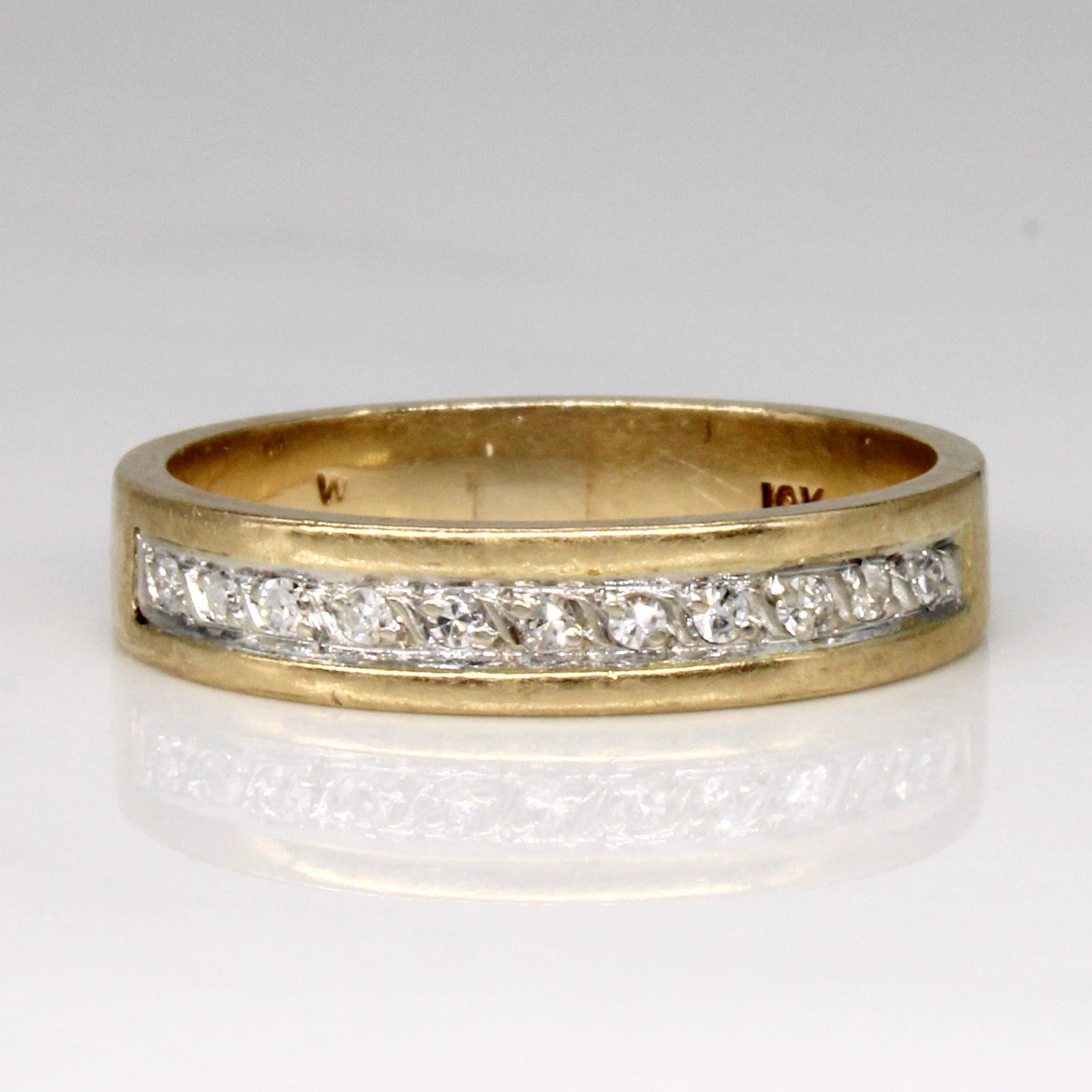 Bague en diamant | 0,11 ct | Taille 7,25 | 