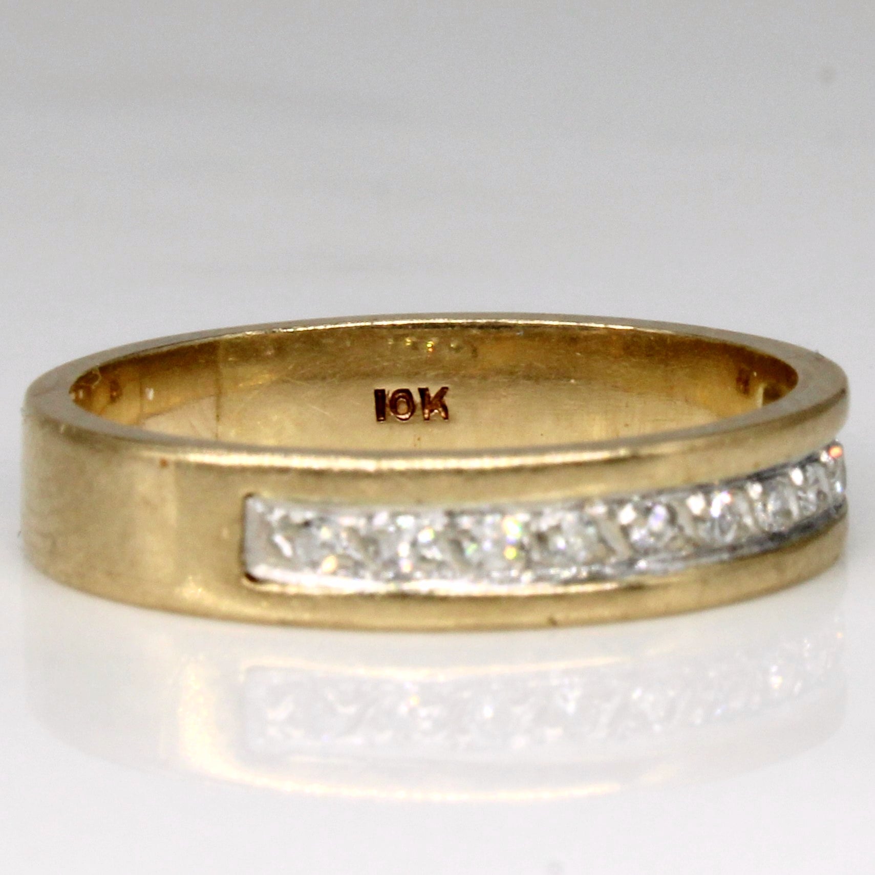 Bague en diamant | 0,11 ct | Taille 7,25 | 