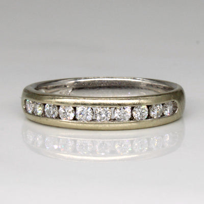 Channel Set Diamond Ring | 0.30ctw | SZ 6.25 |