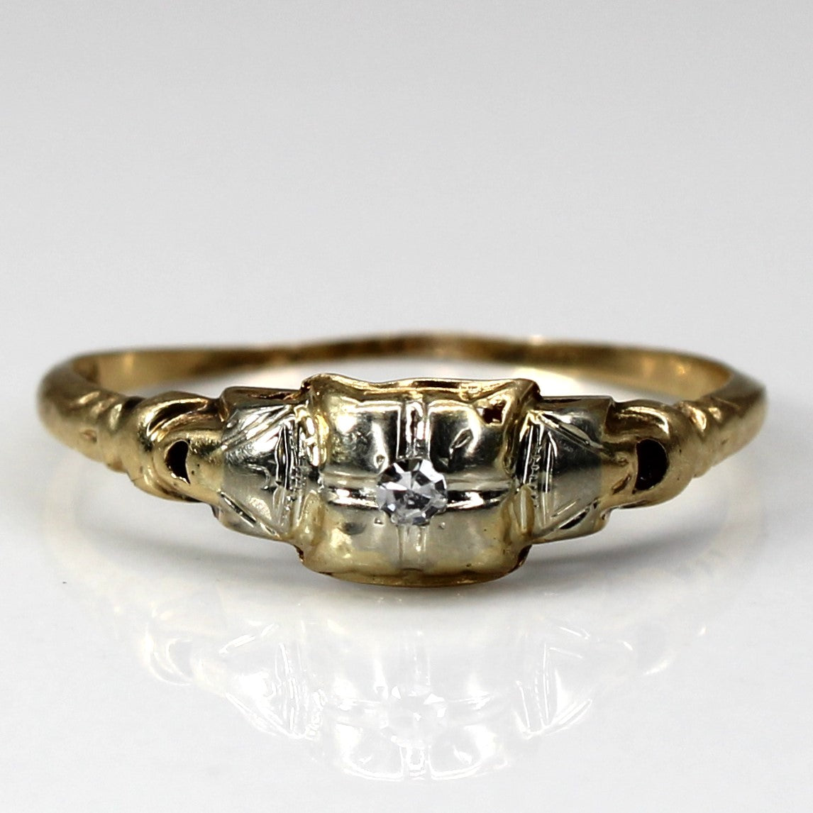 Vintage Diamond Ring | 0.02ct | SZ 6.5 |