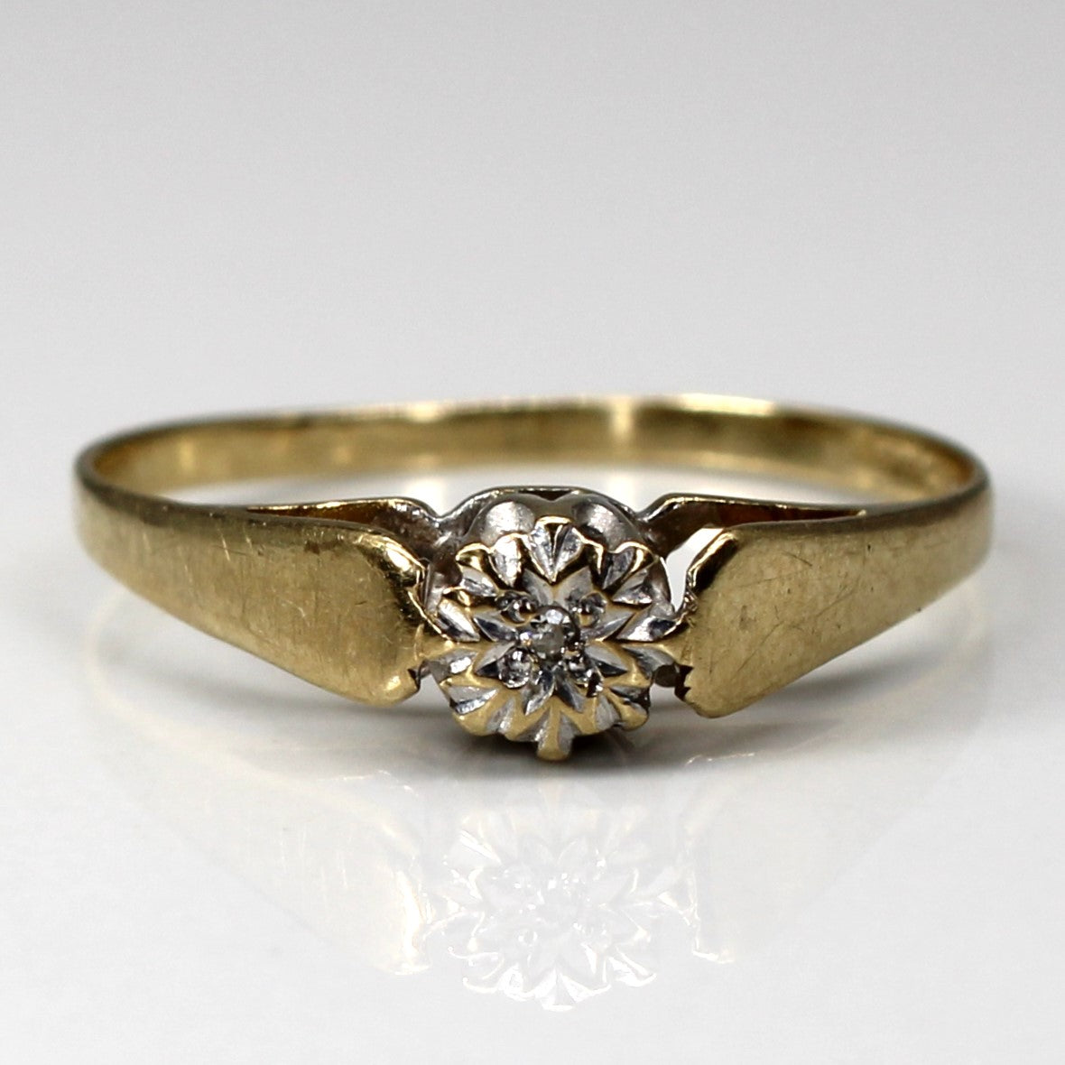 High Set Diamond Ring | 0.005ct | SZ 8.25 |