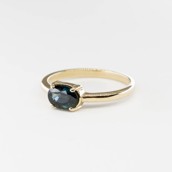 100 Ways' East West Oval Sapphire Ring | 1.02ct | SZ 6.75 |